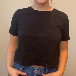 black crop top